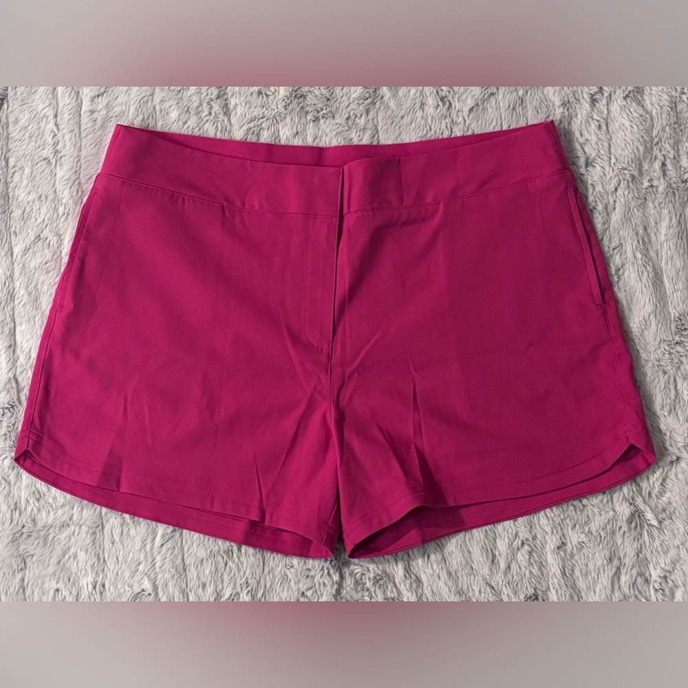 Puma Women's High Waist Magenta Shorts